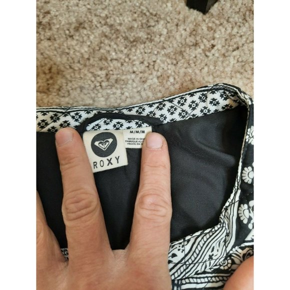 Roxy Women's Medium M Floral Quilted Jacket Coat - Picture 2 of 10